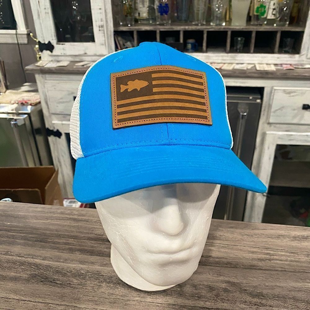 USA American Fishing Flag Hat ♦️